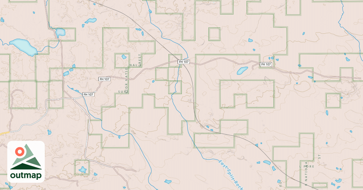Map of KANE LAKE