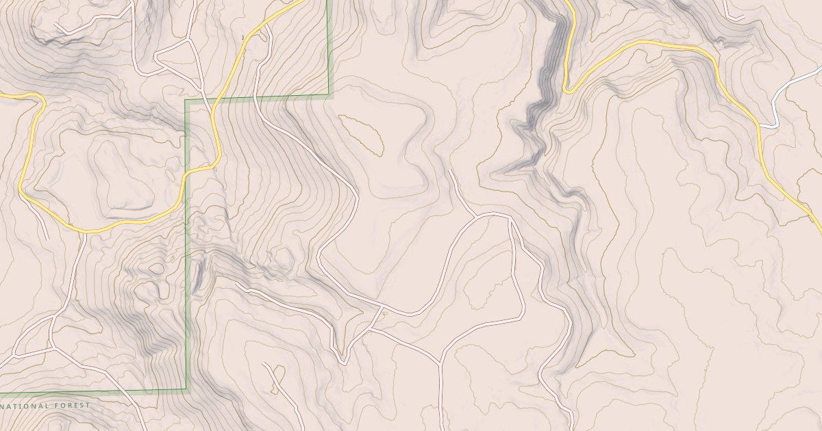 Map preview of USFS National Forest System Roads {02AD1040-C9CD-465E-BB36-F7003ABB9682}