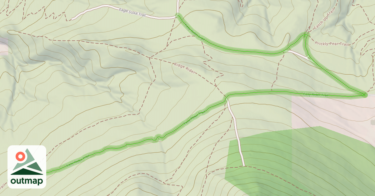 Map of Easy Rider Trail