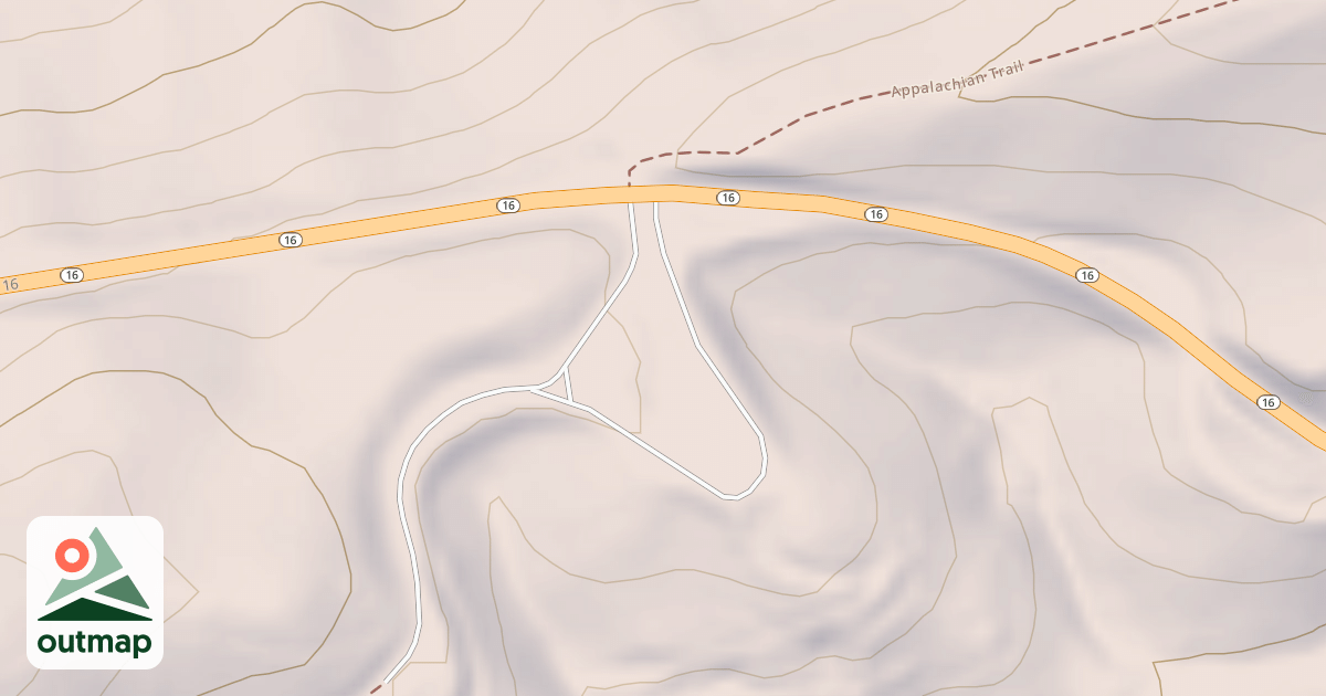 Map of MT ROGERS NRA AD SITE