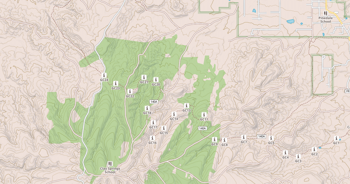 Map preview of LEFT HAND RIDGE