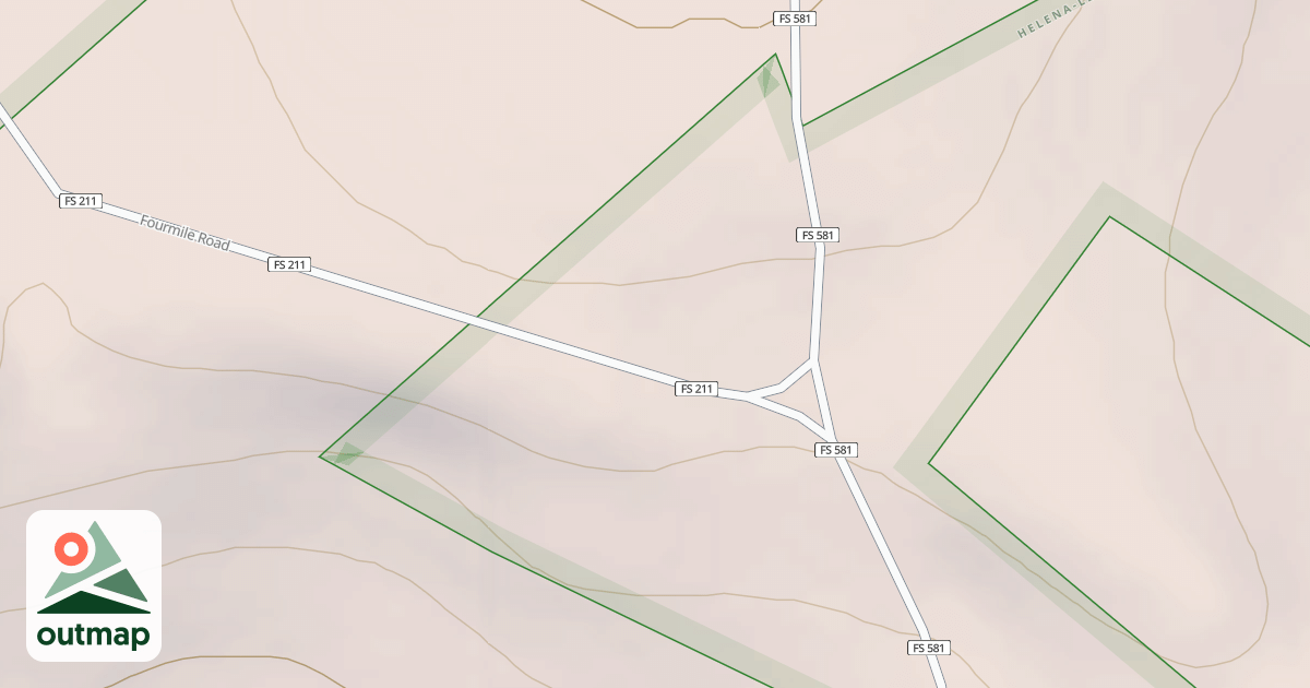 Map of FOURMILE