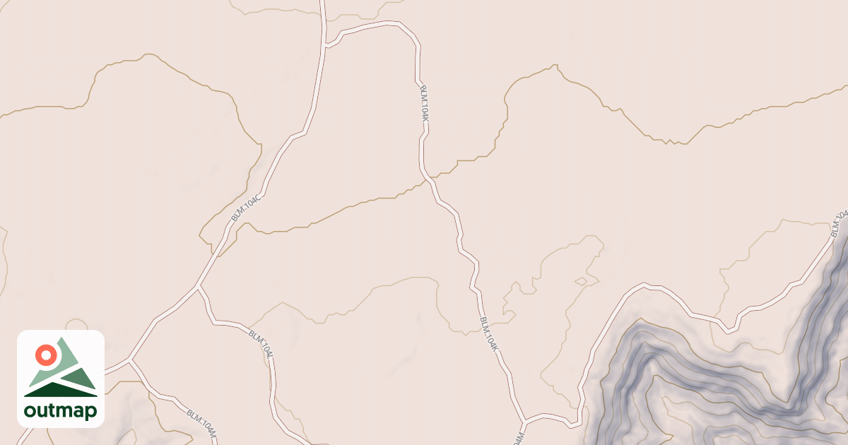 Map of BLM National GTLF Public Motorized Roads 01fa76e9-7e07-4e9e-a175-237ca5f58b54