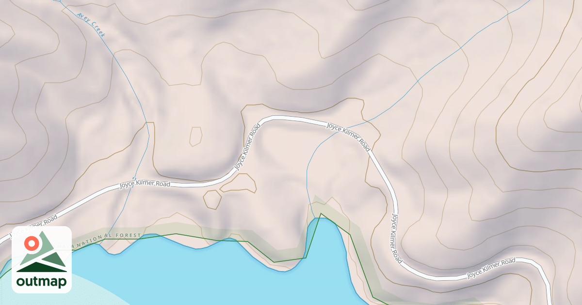 Map of AVEY BR BOAT RAMP