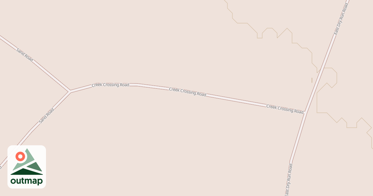 Map of CREEK CROSSING