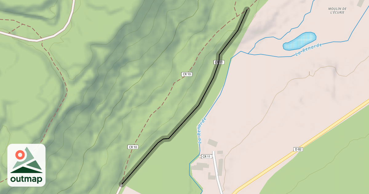 Map of Chemin du Moulin Neuf