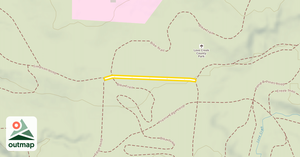 Map of Prairie Edge Loop