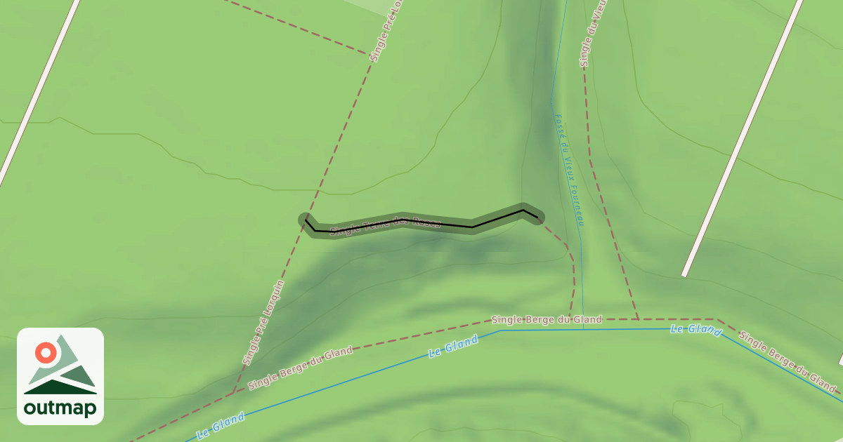 Map of Single Terre des Roses