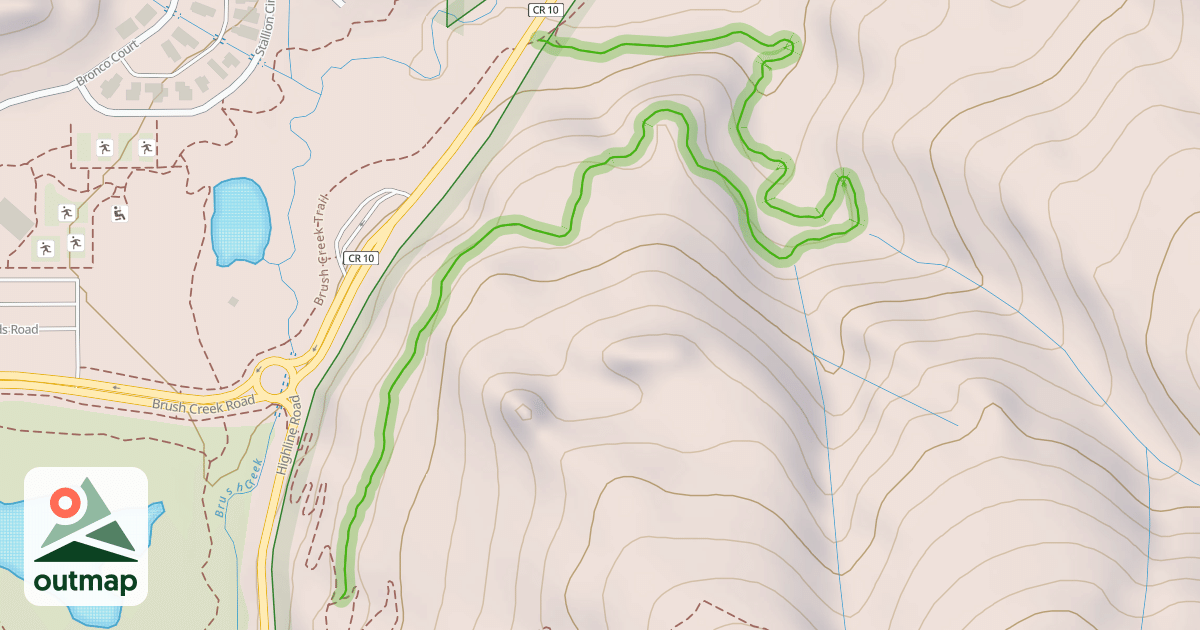 Map of Ditchline Trail