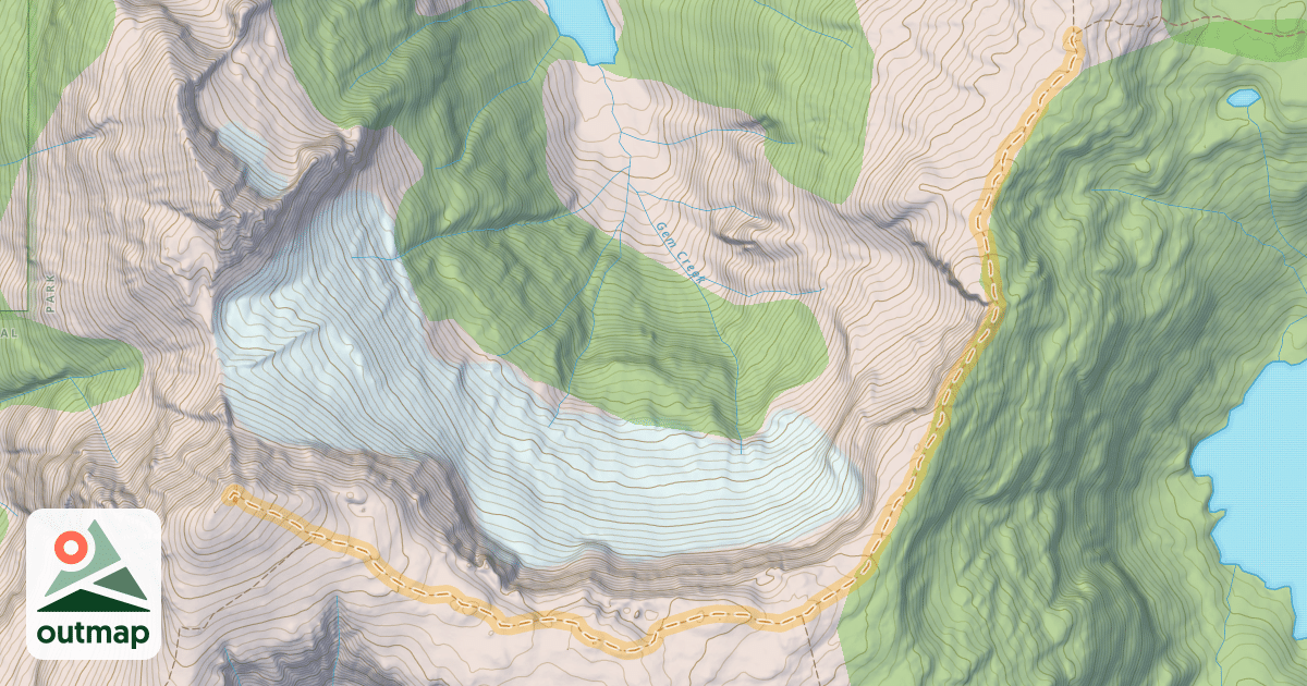 Map of Albert Edward Route