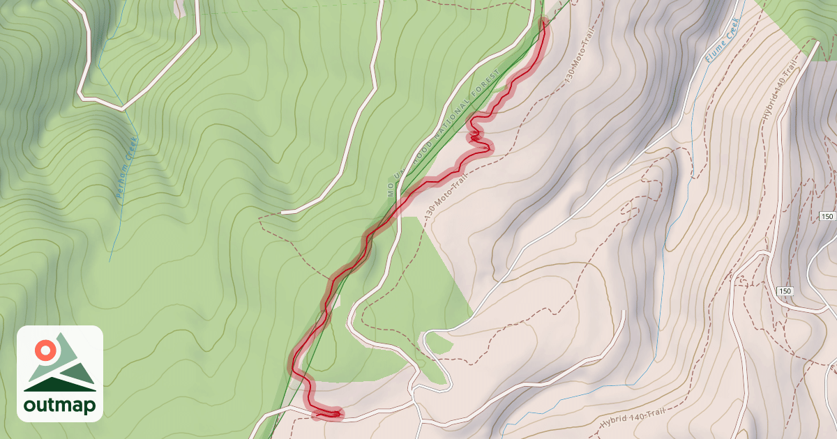Map of 130 Moto Trail