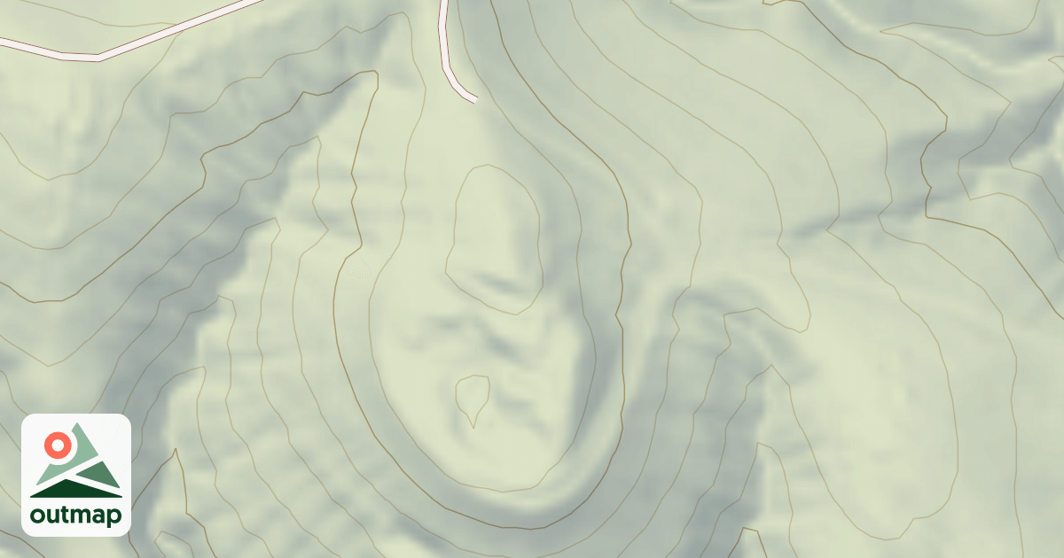 Map of 16049: Temblor Ridge