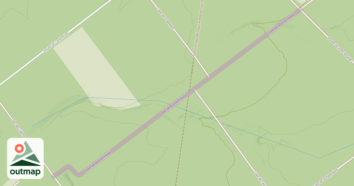Map of Laie de la Voie l'Abbé
