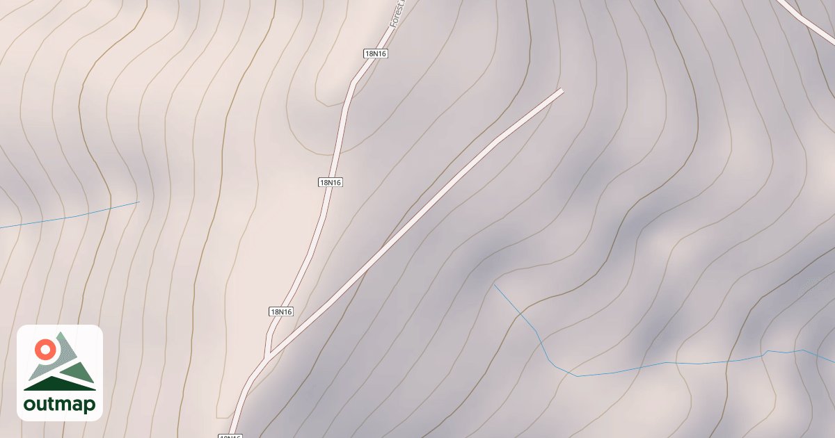 Map of SHELLY CREEK RIDGE