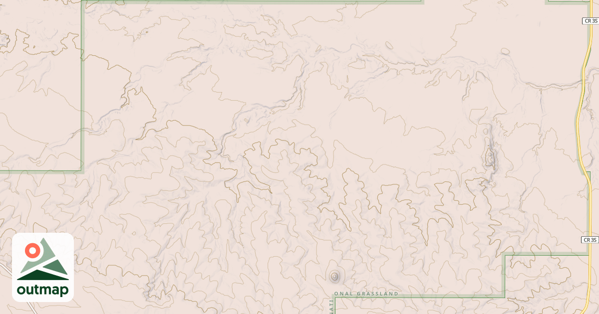 Map of LONE BUTTE