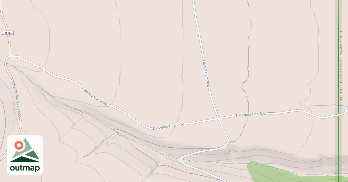 Map of LODGEPOLE FLATS