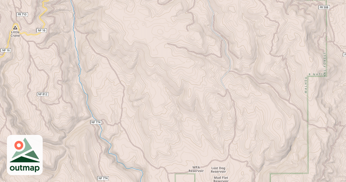 Map of BEAR CREEK MRS