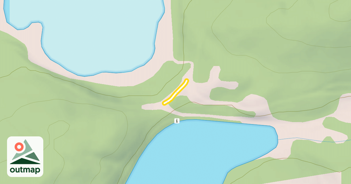 Map of Whispering Pines Trail