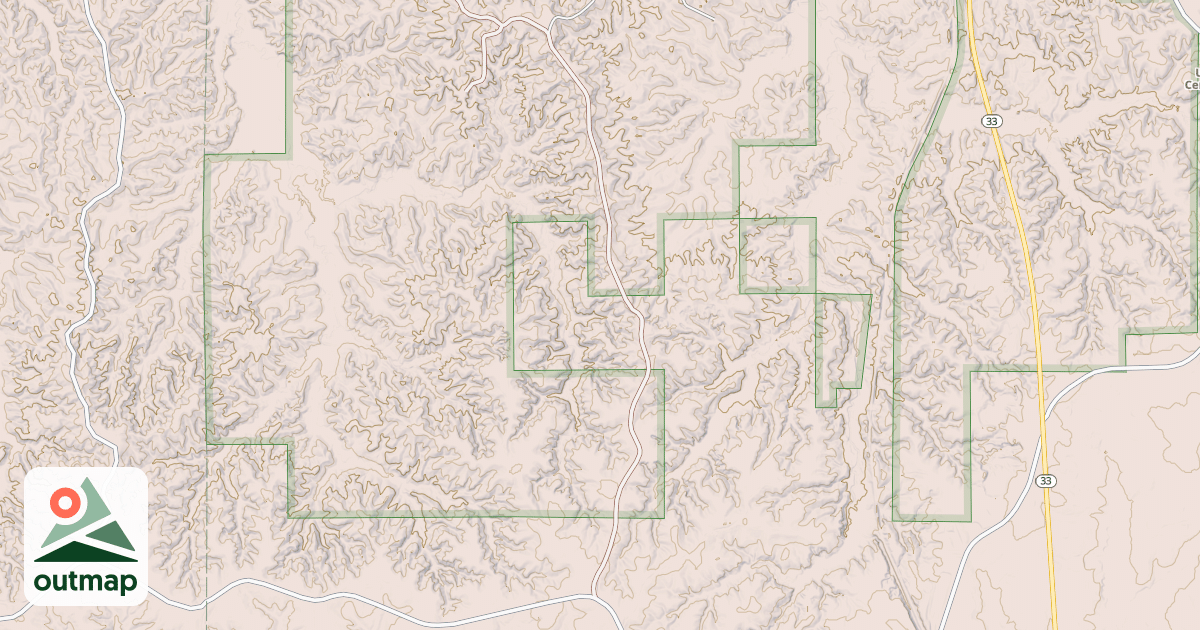 Map of WOODMAN SPRING