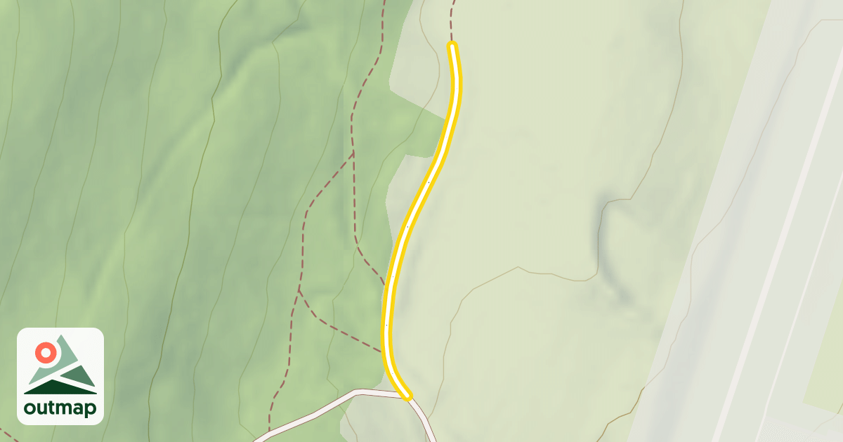 Map of Chemin rural d'Argence à la Joux