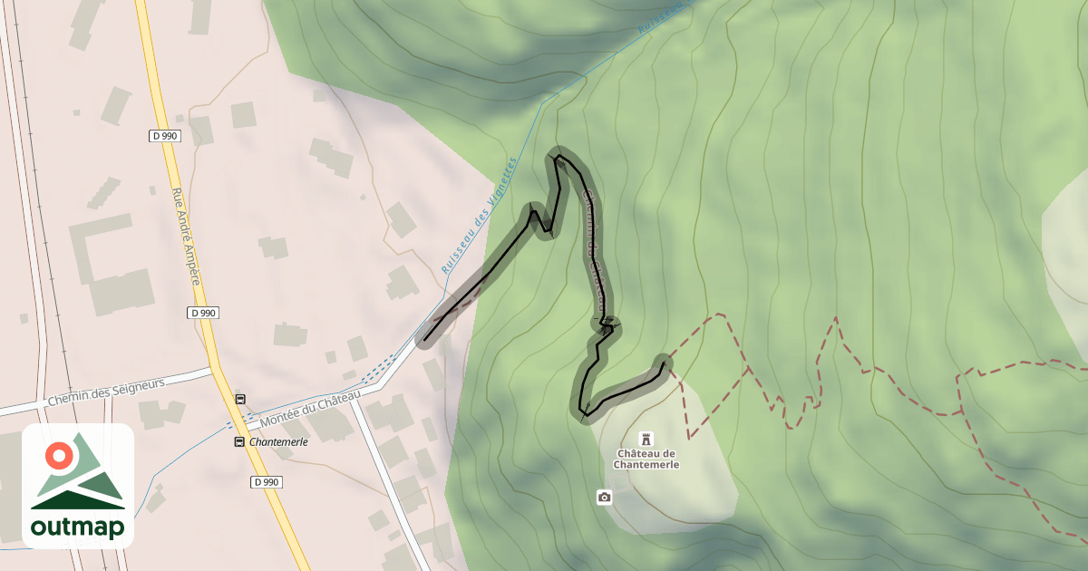 Map of Chemin du Château