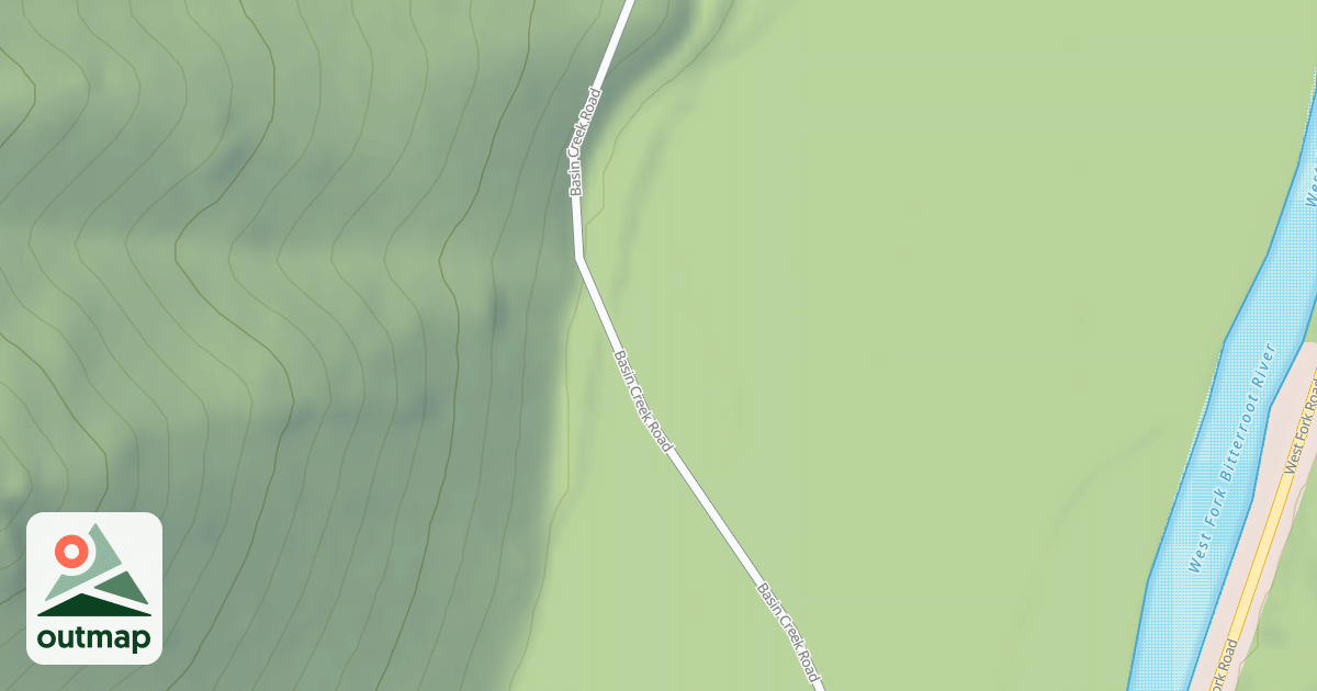Map of (FDR) BASIN CREEK