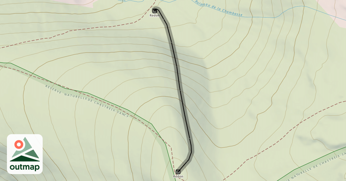 Map of L'ours