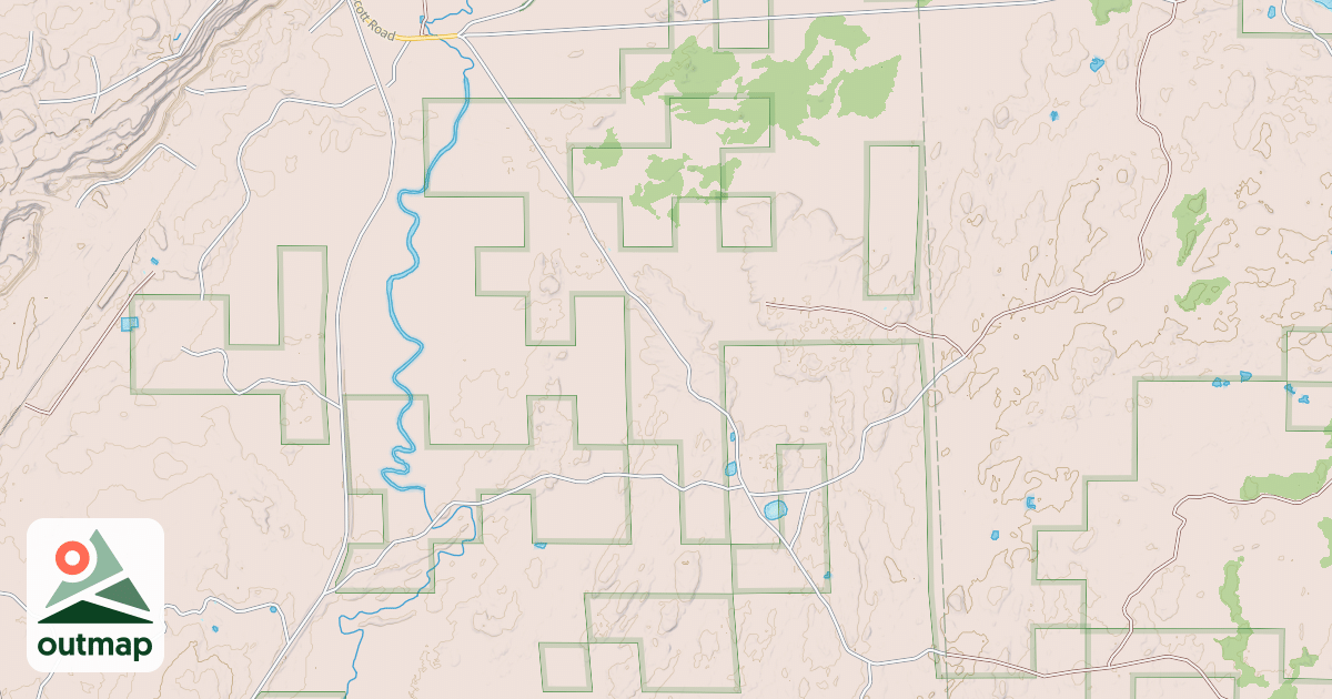 Map of DUNKA RIVER