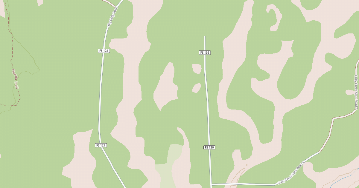 Map preview of USFS Motor Vehicle Use Map Roads {392607C8-E3B4-4CB7-AC08-69011F472917}