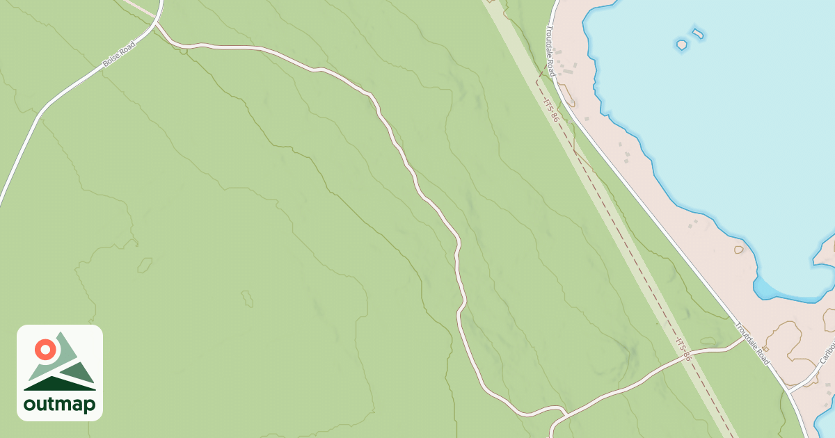 Map of Maine Statewide ATV Trails 70