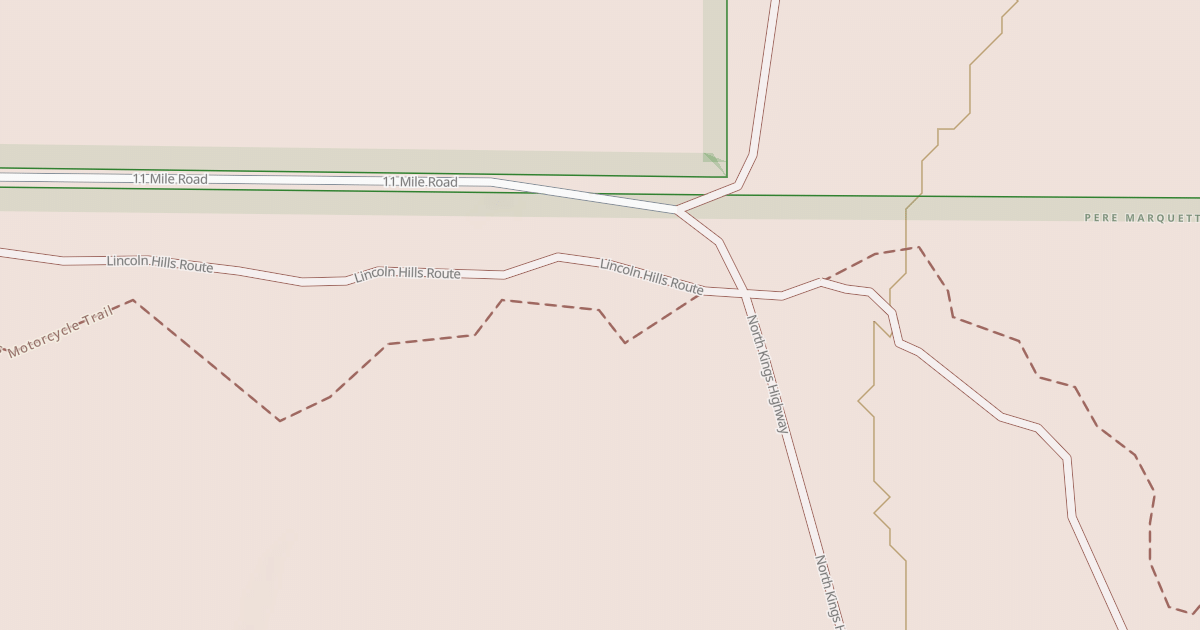 Map preview of Lincoln Hills Motorcycle Trail