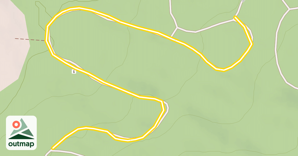 Map of Girdwood 5K Nordic Ski Loop
