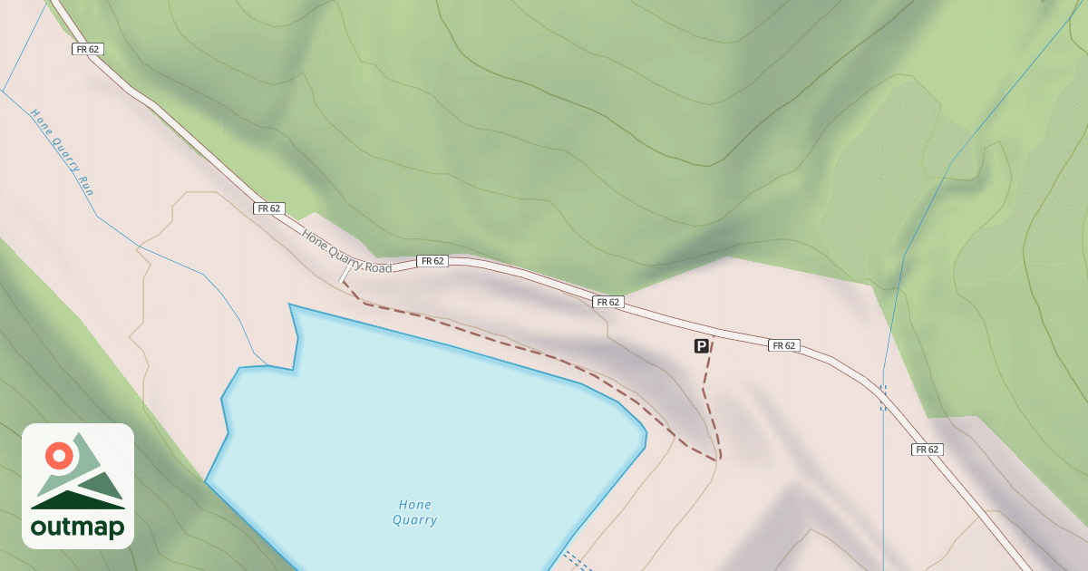 Map of HONE QUARRY