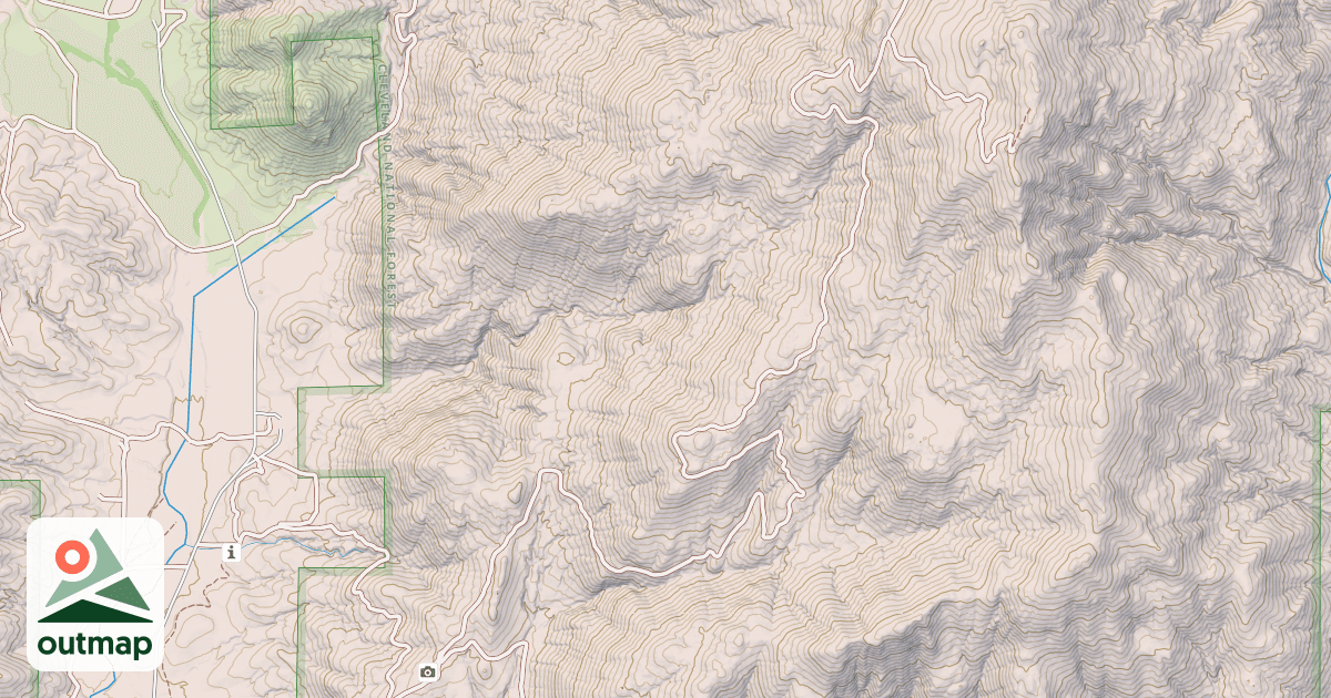 Map of BLACK MOUNTAIN