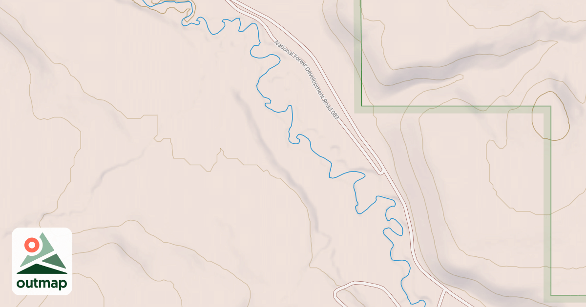 Map of QUINN RIDGE SPUR G