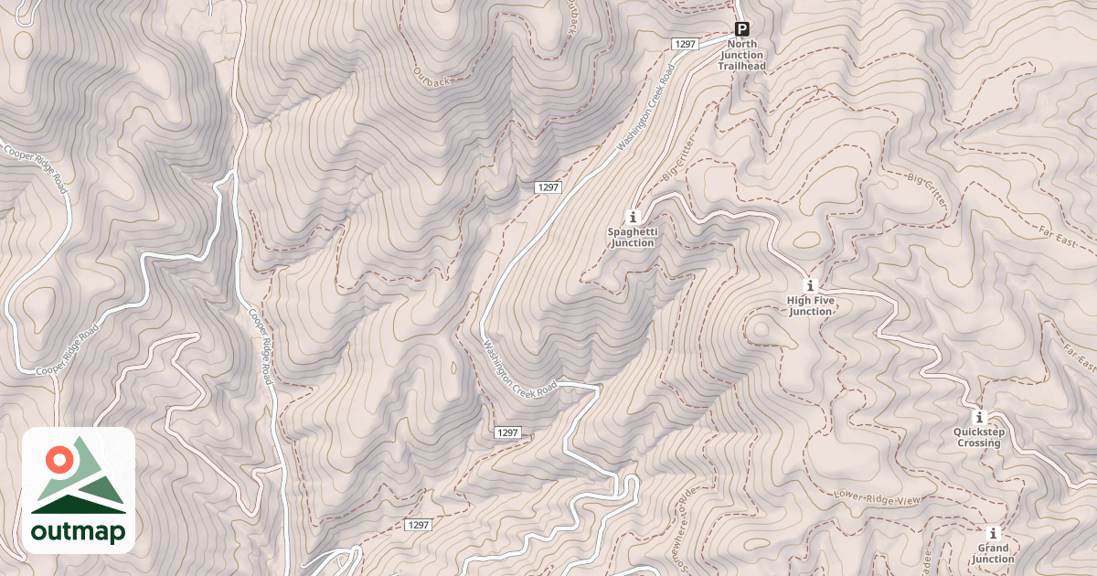 Map of BERGMAN GULCH SNOWMOBILE