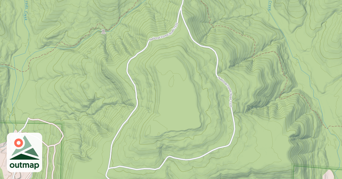 Map of USFS National Forest System Roads {816AB7E3-17E5-42EF-8463-E23E2EC38EC2}
