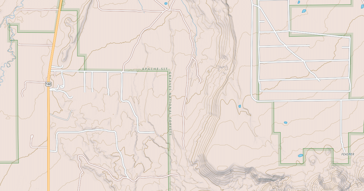 Map preview of USFS National Forest System Roads {9B032C0F-1FAE-44FE-B872-BFC497C90FEF}