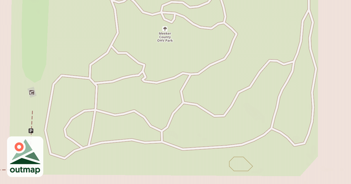 Map of Meeker County ATV/OHM Trails
