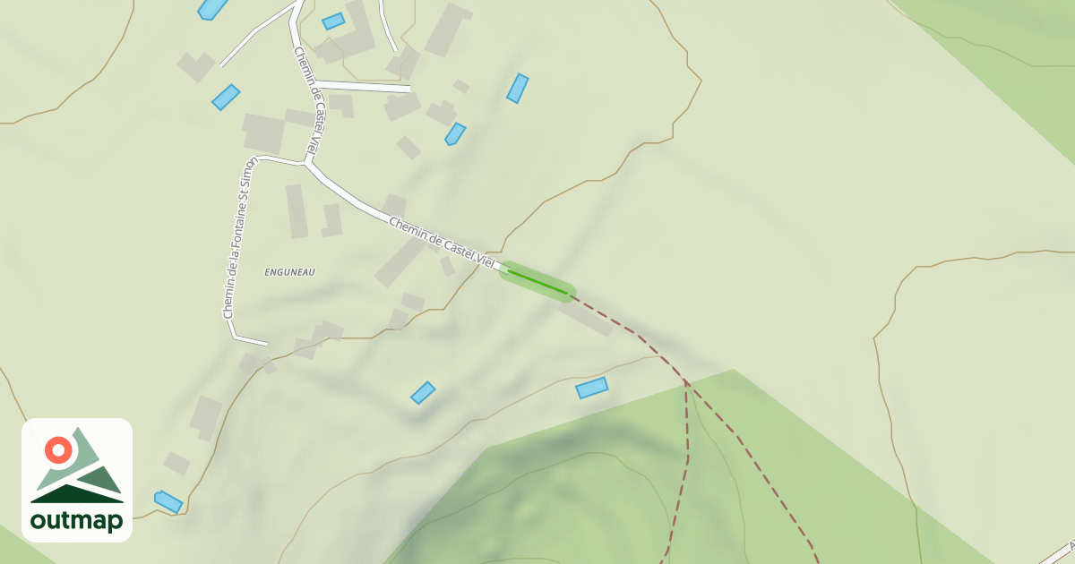 Map of Chemin de Castel Viel