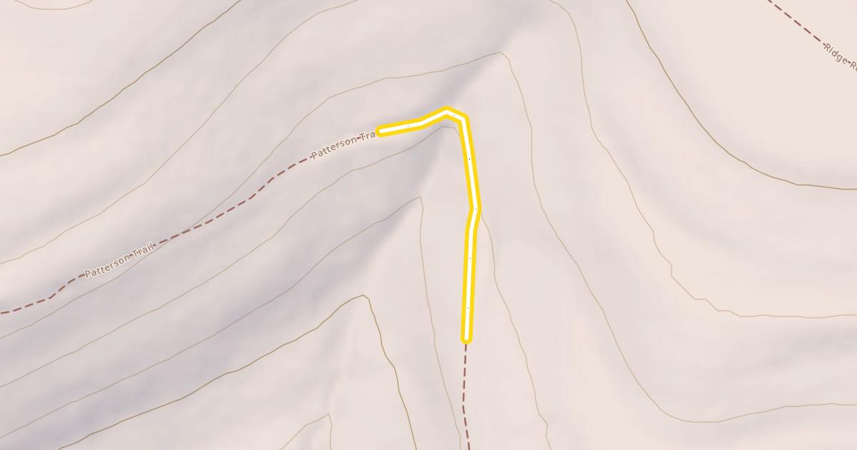 Map preview of Patterson Trail