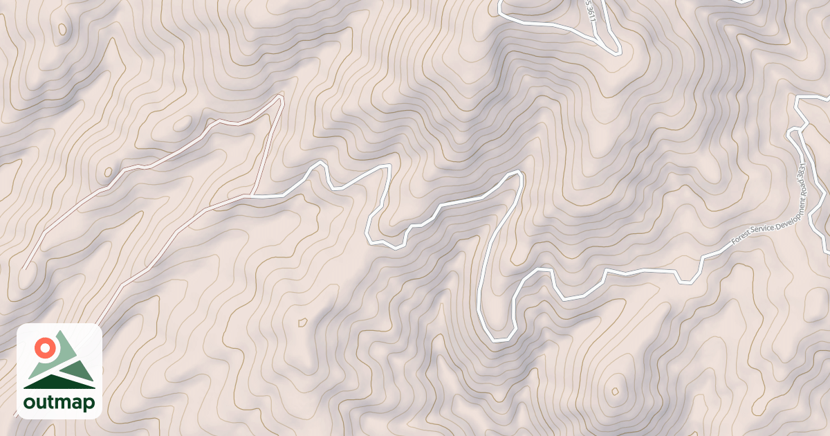 Map of BLAKES FORK RIDGE