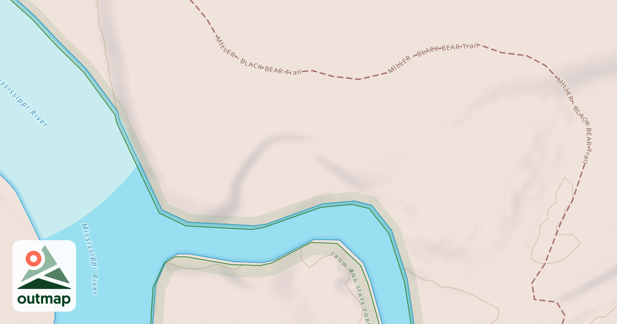 Map of Miller-Black Bear Trail