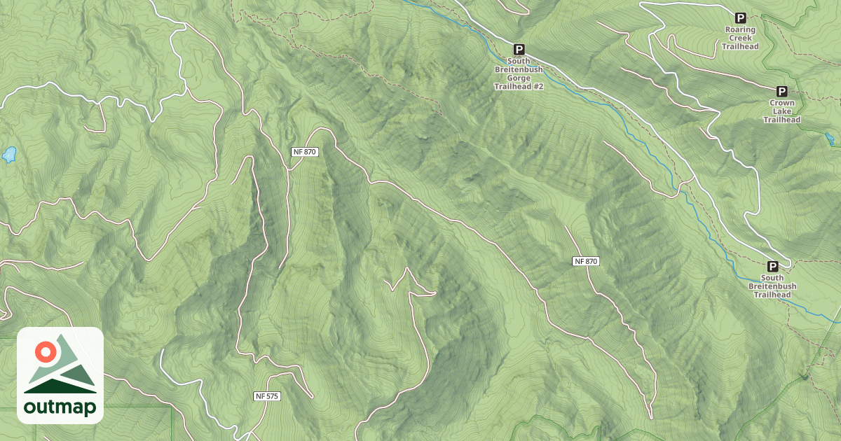 Map of DEVIL CREEK ROAD