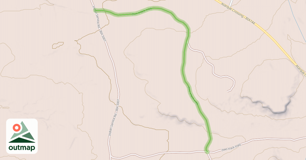 Map of (two trtack trail)