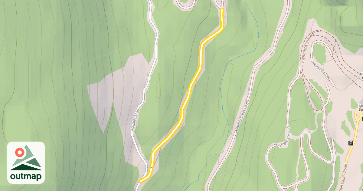 Map of Madeley Creek Loop