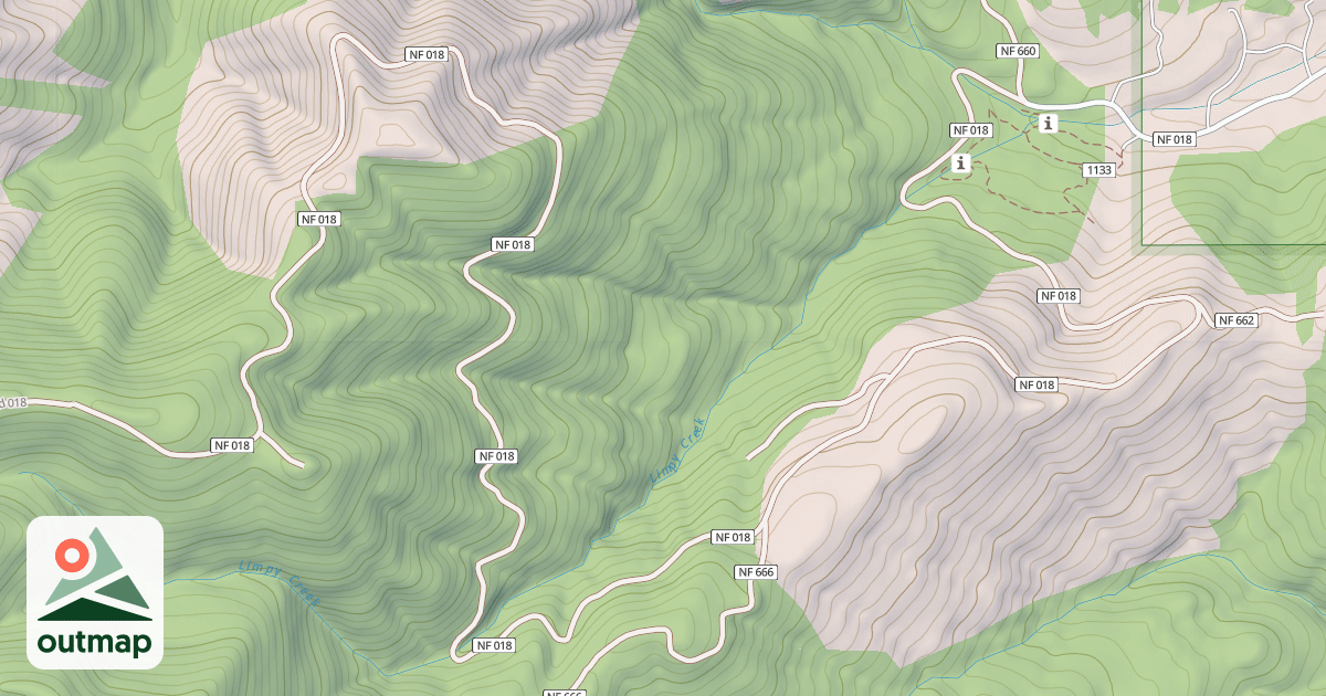 Map of LIMPY CREEK