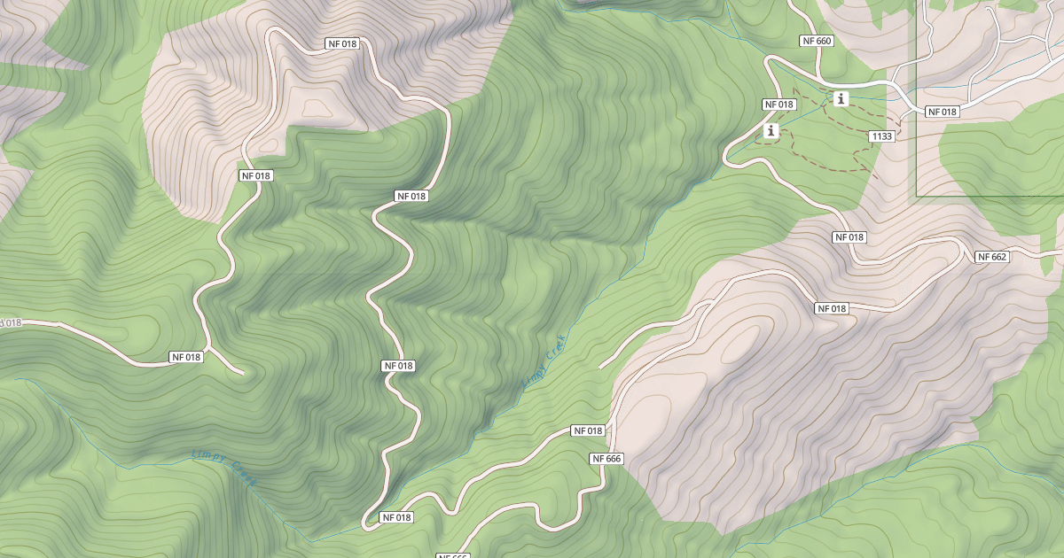 Map preview of LIMPY CREEK