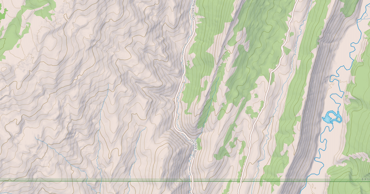 Map preview of DRY FORK