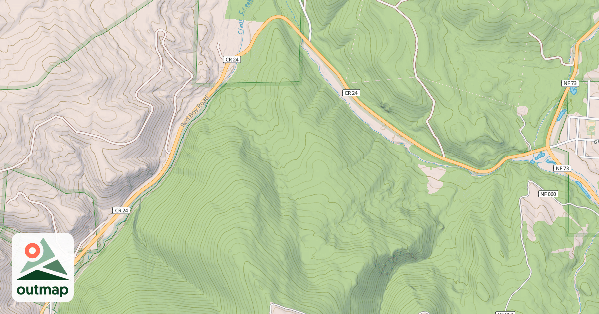 Map of 10 Road